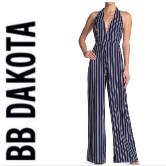 BB Dakota Pants - ✨BB Dakota All the Way up Halter Jumpsuit NWT